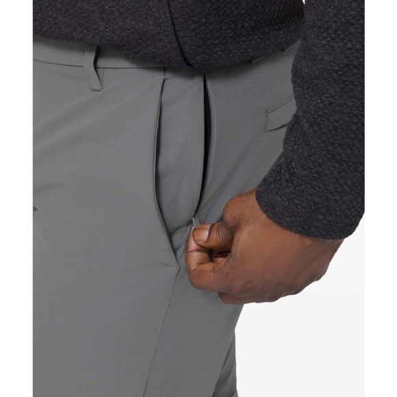 Lululemon Commission Pant Classic Asphalt Grey, Men’s Size 38 Warpstream - Picture 4 of 11